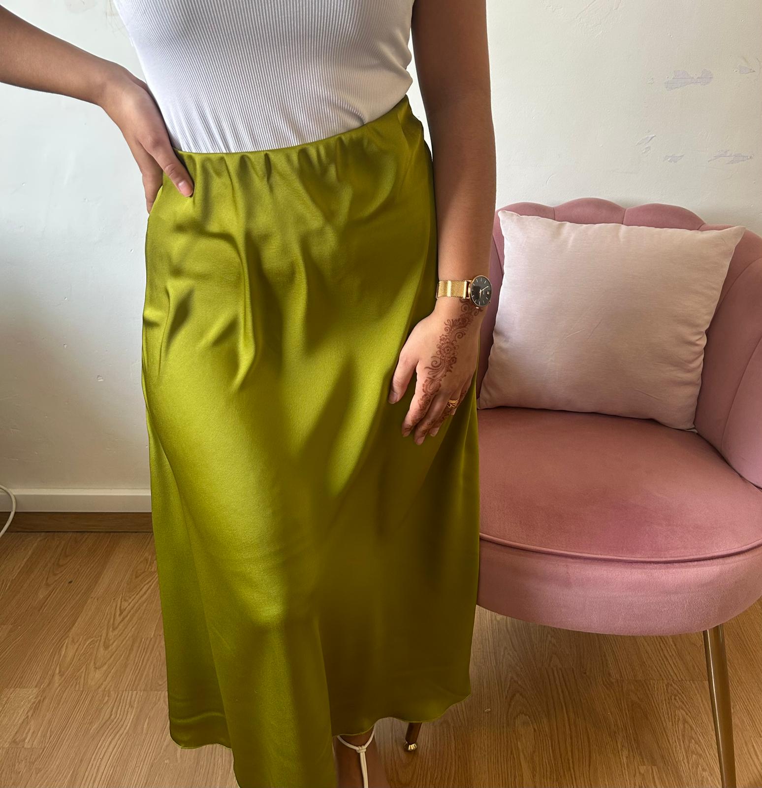 Jupe satin