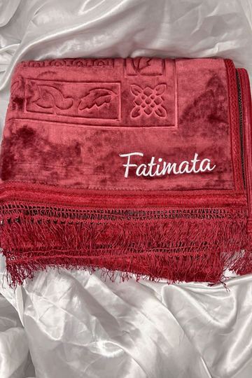 TAPIS DE PRIERE ROUGE