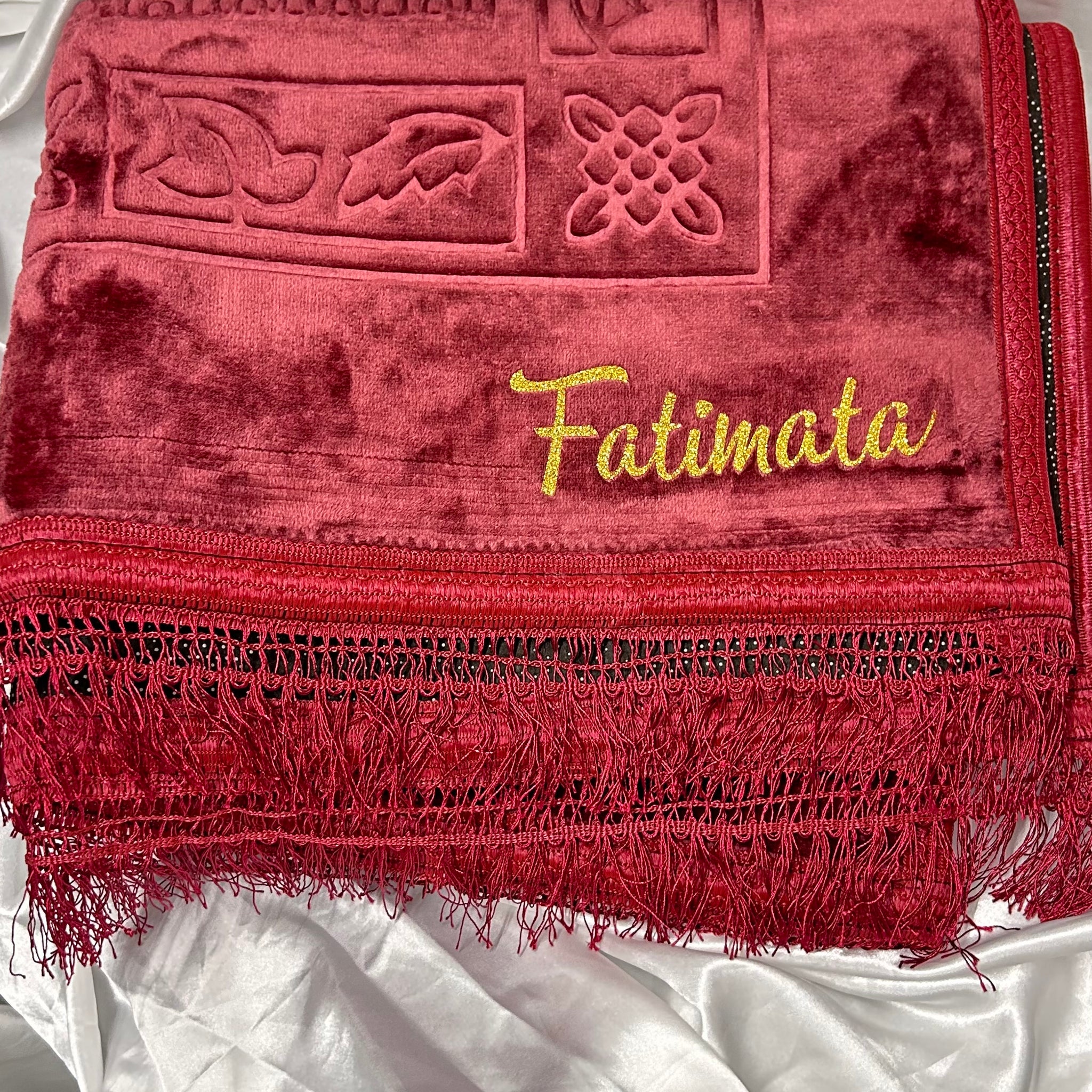 TAPIS DE PRIERE ROUGE