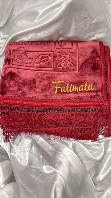 TAPIS DE PRIERE ROUGE