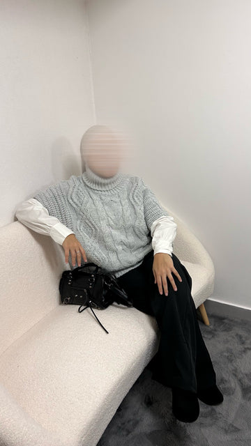 TRICOT SANS MANCHE